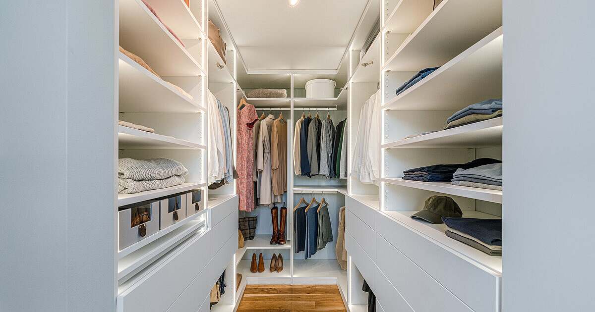 Begehbarer Kleiderschrank für jeden Stil